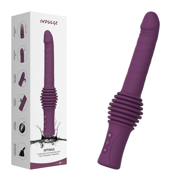 Vibrador de empuje con control remoto